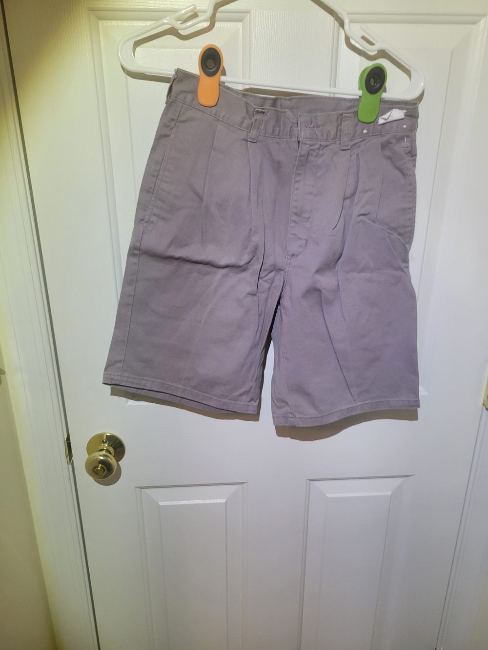 Duck Head Men's Flat Front Cotton Shorts -gray